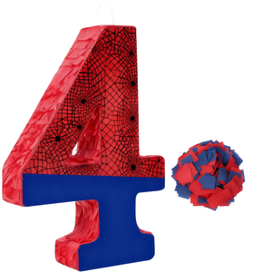 Lot de 4 Piata en forme de toile d'araignée, grande décoration de fête d'anniversaire pour enfants, décoration mexicaine pour la Fiesta Cinco de <span class=keywords><strong>Mayo</strong></span> - Product Image 5
