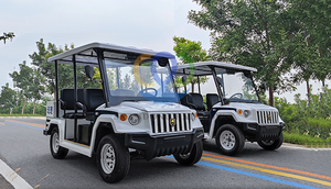 Pasokan pabrik Tiongkok kualitas tinggi 48V Mini Lithium 4 kursi kereta Golf mobil patroli Mini elektrik - Product Image 3