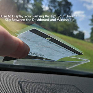 Pegatina para parabrisas de coche, ventana transparente, bolsillo, pegatina de inspección de coche, soporte, ventana adhesiva estática para coches, soporte de pase de vinilo - Product Image 3