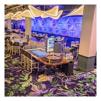 Tapis de casino personnalisé mur à mur traditionnel chinois tapis tufté à la main rembourrage de sol en laine de mouton tapis turc prix à dubaï