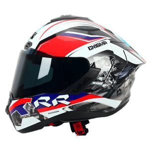 Elegante texture DOT & ECE certificata ABS EPS materiale di alta qualità full face casco di sicurezza per moto visiera a prova di sole - Product Image 1