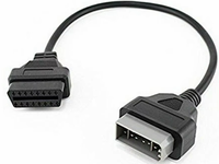 Câble adaptateur Linkyou OBD 20 broches vers 16 broches, mâle vers femelle, pour 02 Touring (E6) 1971-1975, 12-24V, outils de diagnostic automobile