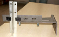 Support de rail d'ascenseur en acier réglable de type L à usage intensif personnalisé pour support de chaussure de guidage d'ascenseur à installation universelle