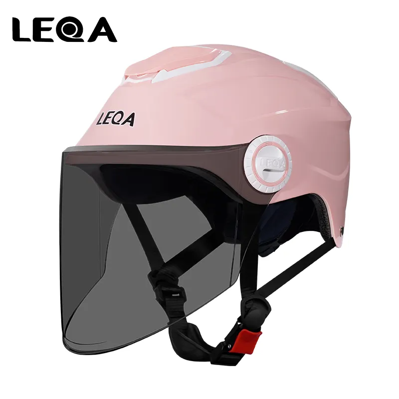 महिलाओं और पुरुषों के लिए थोक नया हाफ फेस मोटरसाइकिल हेलमेट, स्कूटर कैस्को डी मोटो के लिए क्लासिक राइडिंग सुरक्षात्मक हेलमेट