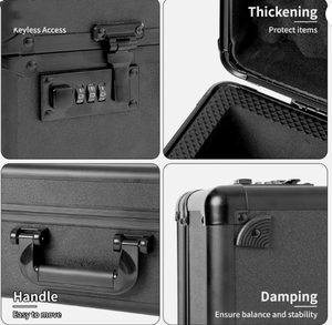 Estuche para Tarjetas Coleccionables con Cerradura de Combinación, Correa e Índices para 160 Tarjetas Coleccionables - Product Image 4