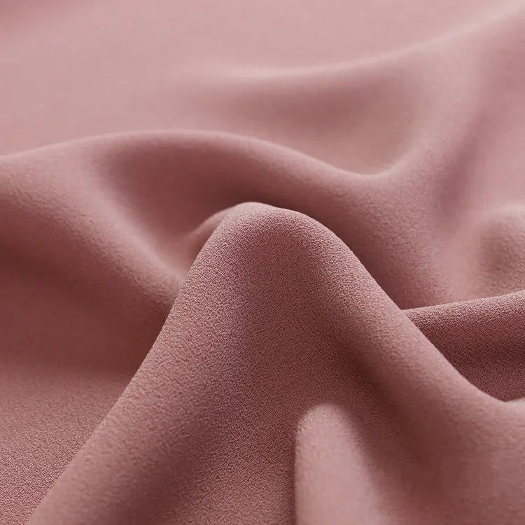 100D polyester chiffon moss crepe fabric for dresses