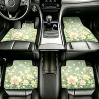 Tapis de sol de voiture imprimés paysages, imperméables et antidérapants, 4 pièces, universels, sur mesure, vente en gros