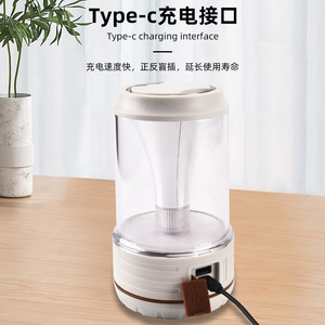 Portable Camping <b>Lantern</b> Led Light Usb Rechargeable Outdoor Tent <b>Lamp</b> 170X98X98Mm - Product Image 4