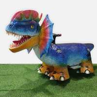 Voiture interactive T-Rex électrique sans balais à monnayeur pour usage intérieur/extérieur, jardin et centre commercial