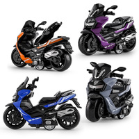 Jouets pour enfants, moto à pédales en alliage de métal de simulation éducative pour garçons, fonction de recul