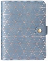 Diario de Viaje de Alta Calidad con Cubierta de Cuero/Papel, Impreso, Personalizado, con Hojas Sueltas, con Botón, para Planificación Semanal/Diaria, Regalo