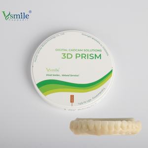 Vsmile 98 95 AG 14mm Materiali per Corone 3D Multistrato, Blocchi in Ceramica per Fresatura Dentale CAD CAM ad Alta Resistenza - Product Image 1