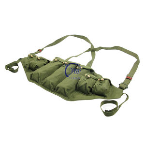 Olijfgroen Canvas Jacht Tactisch Zakje Magazijn 56 Borst Tuig - Product Image 3