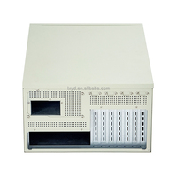 Chasis Industrial de Montaje en Rack de 7 Ranuras Personalizado de Fábrica, Compatible con ATX/Micro ATX/Mini-ITX ATX/1U PSU, 4 Bahías de 3.5 Pulgadas, Acero con Ventilador