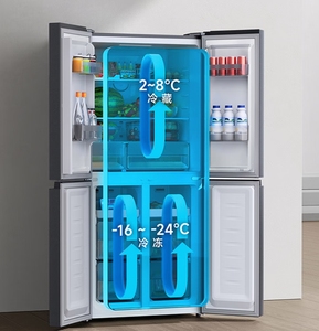 Refrigerador Original Mijia de 430L, Diseño Cross Side By Side, Eficiencia Energética Grado 1, Enfriamiento por Aire, Conservación de Frescura - Product Image 6