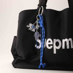 Màu xanh mắt nhà thiết kế Keychain cho phụ nữ may mắn quyến rũ Túi Tai nghe trường hợp phụ kiện quan trọng Thổ Nhĩ Kỳ mắt ác Keychain - Product Image 3