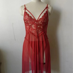New Sexy Dessous Damen Verführung Nachthemd für Pure Lace Mesh Durchsichtige Pyjamas Kleid Flirt Kleidung - Product Image 1