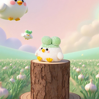 Marshmallow moelleux en forme de personnage de dessin animé amusant pour les fêtes d'enfants et les jeux interactifs, Marshmallow oignon d'oiseau de dessin animé