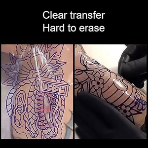 50 Piezas de Papel Transparente para Transferencia de Tatuajes, Hojas de Plantilla Térmica Transparentes para Impresión de Patrones - Product Image 3