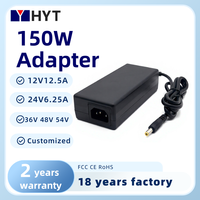Alimentation électrique AC DC 48V 3A, adaptateur chargeur 150W 36V 54V 52V 24V 30V
