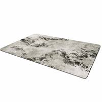 Tapis de bureau de jeu XXL personnalisé avec logo imprimé, motif anime et dessin animé, gris, antidérapant, base en maille imperméable, anti-rayures, pour PC de bureau