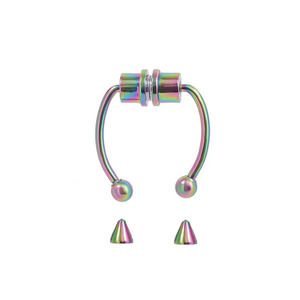 Anneau de nez magnétique en acier inoxydable en gros, anneau en fer à cheval, anneau de nez, bijoux de <span class=keywords><strong>piercing</strong></span> - Product Image 5