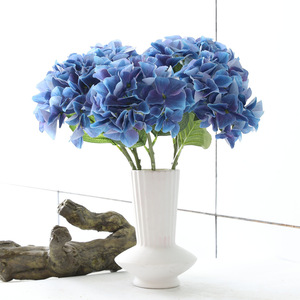 Fleurs artificielles d'hortensia rose et bleu de haute qualité pour la décoration de la maison, les remises de diplômes, Halloween, Noël, la Saint-Valentin - Product Image 5