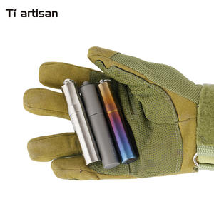 Edc Titanium Metalen Noodsituatie Tool Survival Container Met Waterdichte Capsule Afdichting Print Logo Outdoor Stijl Flessenhouder - Product Image 5