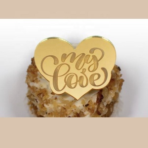 <span class=keywords><strong>Happy</strong></span> Valentines Day Acrylique Gâteau Topper pour Gâteau Fête Décoration Fournitures - Product Image 5