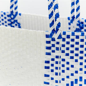 Bolsa Tejida de Plástico Hecha a Mano de Nuevo Diseño, Bolsa de Mercado Tejida a Mano de Plástico - Product Image 3