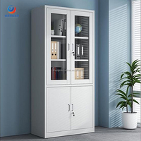 Meuble de classement mobile en acier à roulettes, moderne, 2 tiroirs, avec serrure, pour organiser les documents de bureau, à domicile, à l'école ou en cuisine