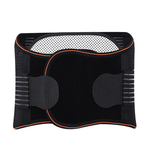 Steel plate supported magnetic heating lumbar support, sports lumbar support, fitness abdominal binder, summer breathable thin - Product Image 5