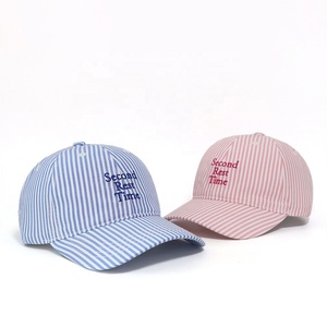 Nuovo Arrivo: Cappellini da Baseball a 6 Pannelli Non Strutturati Stile Giapponese con Logo Ricamato Personalizzato a Due Colori e Strisce, Casual - Product Image 3