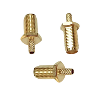 Connecteurs coaxiaux SMA 50 ohms, connecteur femelle SMA à sertir pour câble coaxial RG174 RG316 LMR100