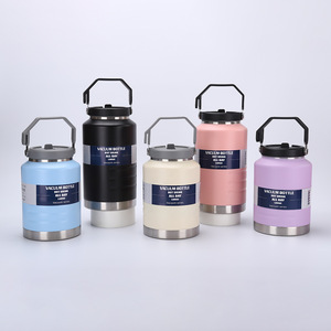 Vacuum Bottle Large Capacity 304 Stainless Steel Double Wall Insulated Water Bottle For Outdoor Camping Use - Product Image 1