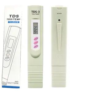 TDS-3 2 ב 1 TDS/Temp Tester 0-9990 ppm TDS מד מים באיכות צג טוהר מנתח אוטומטי כיול עבור בריכת אקווריומים