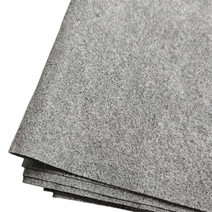 Medios de filtro de carbón activado de baja resistencia de alta eficiencia, tela no tejida transpirable para aire acondicionado de cabina de coche, liso - Product Image 3