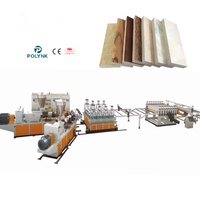 JWELL Extrudeuse de panneaux muraux en mousse de PVC Production de marbre artificiel Machine d'extrusion de panneaux de mousse en feuille de marbre PVC Fabricant