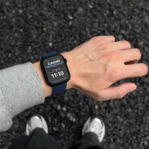 <span class=keywords><strong>Correa</strong></span> Trail <span class=keywords><strong>Loop</strong></span> Individual con Hebilla Magnética Metálica Pulsera Deportiva de Nailon para Apple Watch Ultra 2 Banda de 41mm 44mm 46mm 49mm - Product Image 4