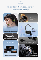 Casque de bureau SY440MV avec câble en cuivre pur, micro omnidirectionnel et transducteur de 30 mm pour centre d'appels et service client