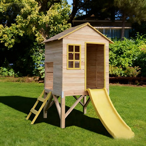 Casita de Juegos de Madera Ecológica de Taizhou Eurasia, Resistente al Agua, para Uso en Villas, Diseño Tradicional Prefabricado de Madera, Casita de Jardín para Niños - Product Image 3