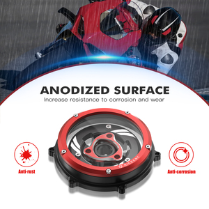 Coperchio frizione trasparente niceckc piastra di pressione per molla per <span class=keywords><strong>Ducati</strong></span> <span class=keywords><strong>1199</strong></span> <span class=keywords><strong>Panigale</strong></span> R 2013-2017 955 <span class=keywords><strong>Panigale</strong></span> V2 2020-2024 - Product Image 5