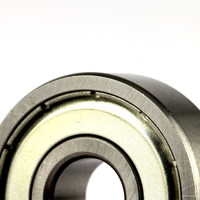 6301ZZ Bantalan Bola Alur Dalam 12*37*12mm, Pelindung Besi Ganda, Baja Krom GCr15, Kebisingan Rendah, Untuk Motor & Mesin