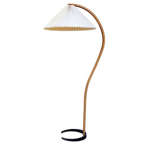 2021 nuovo Design Retro ombrello lampada da terra Nordic minimalista classico comodino pieghettato lampade angolari lampada pieghettata - Product Image 1