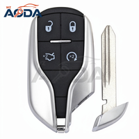 Llave Inteligente para Vehículo con Chip ID46 de 4 Botones y 433 MHz, Llaves Remotas para Automóvil Maserati FCC M3N7393490