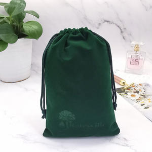 Toptan özel yeşil kadife kabartmalı ve işlemeli hediyeler için çin'den takı kılıfı <span class=keywords><strong>Logo</strong></span> baskılı ambalaj - Product Image 2