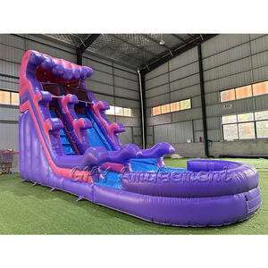 Escorregador de água inflável, escorregador inflável para uso comercial, mármore, aqua, para festas, aluguer, venda imperdível - Product Image 3