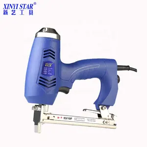 Xinyi 53/10F Staples Tacker 1014F AC Electric Stapler Gun Mesin Staple Gun Tacker