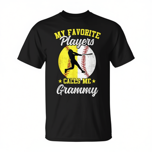 Camiseta con la frase: Mis jugadores de béisbol favoritos me llaman Grammy - Product Image 2