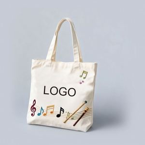 Sac fourre-tout réutilisable en toile de coton avec impression de logo personnalisé, plusieurs tailles, personnalisable - Product Image 3